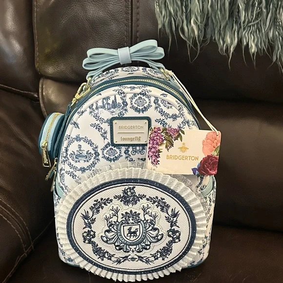 Loungefly | Bags | Bridgerton Loungefly Blue And White  display picture 1